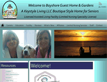 Tablet Screenshot of bayshoreguesthome.com